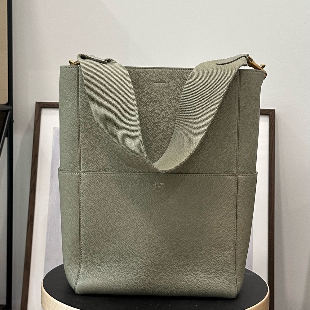 Celine Sangle Bag - Olive Green